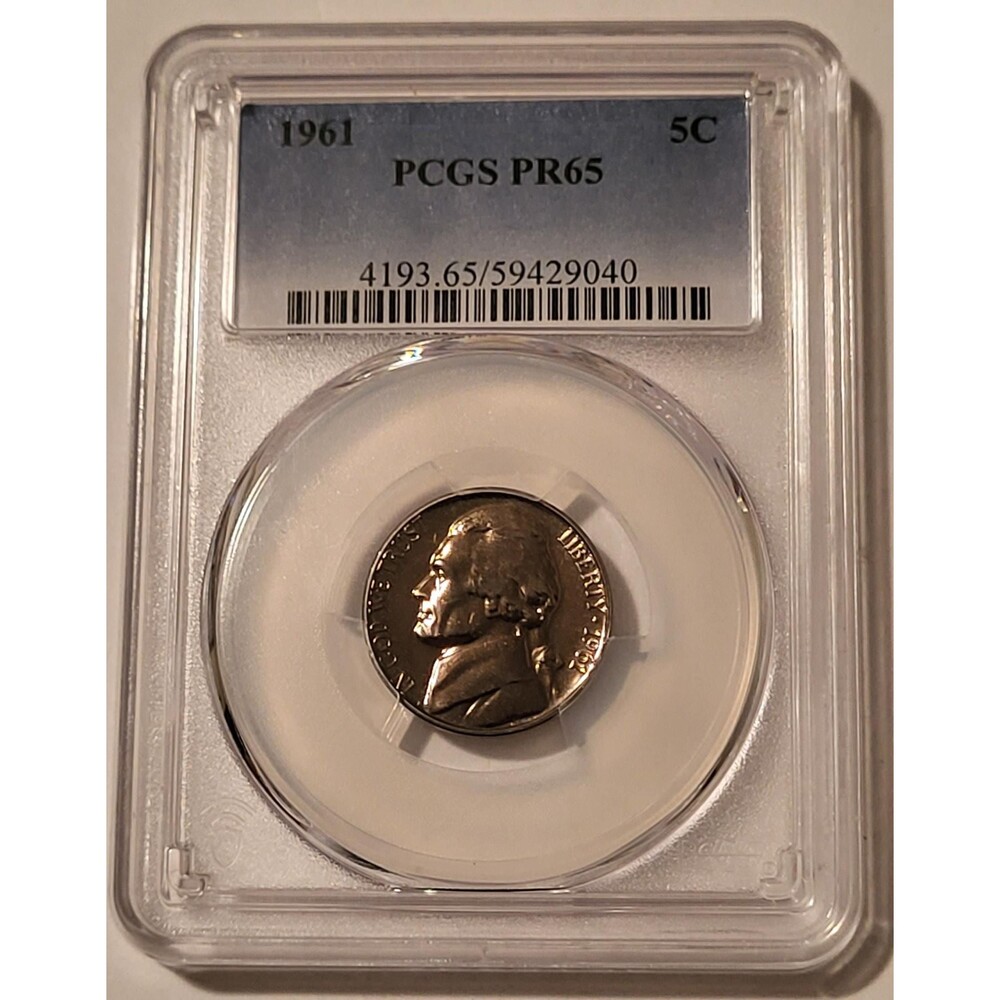 1961 Jefferson Nickel Proof PR65 PCGS